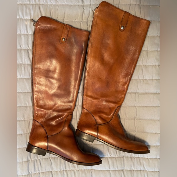 Charles David | Brown Genuine Leather Riding Boots - Picture 4 of 5